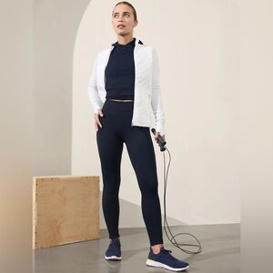 NWOT Athleta Altitude Edge Stash Black Tights Size XS/P